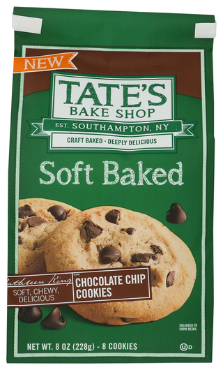 Tates Cookie Sftbkd Choc Chip - No Plunge - Front