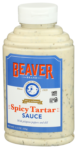 Beaver Sauce Tartar Spicy Sqz - Right - Front