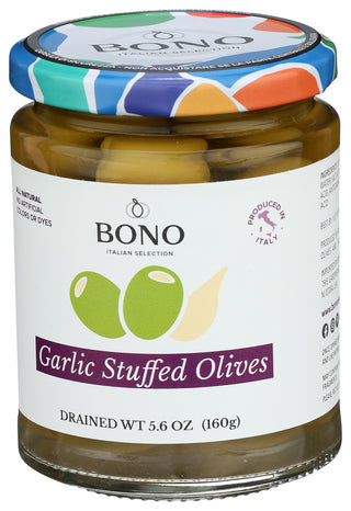Bono Olives Garlic Stuffed - Right - Front