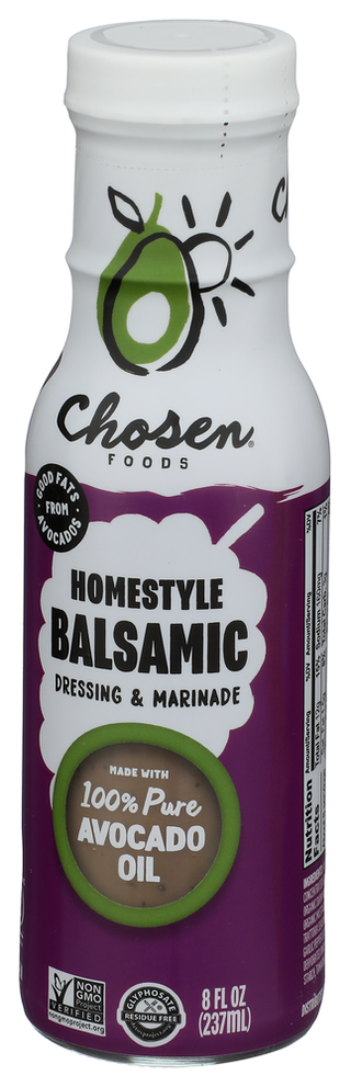 Chosen Foods Dressing Balsamic Hmstyl - Right - Front