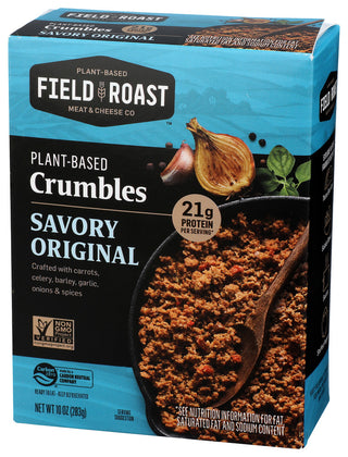 Field Roast Meat Crumbles Orig Savry - Right - Front