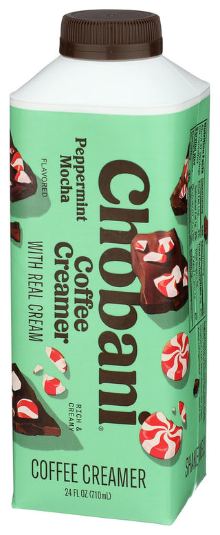 Chobani Creamer Peppermint Mocha - Right - Front