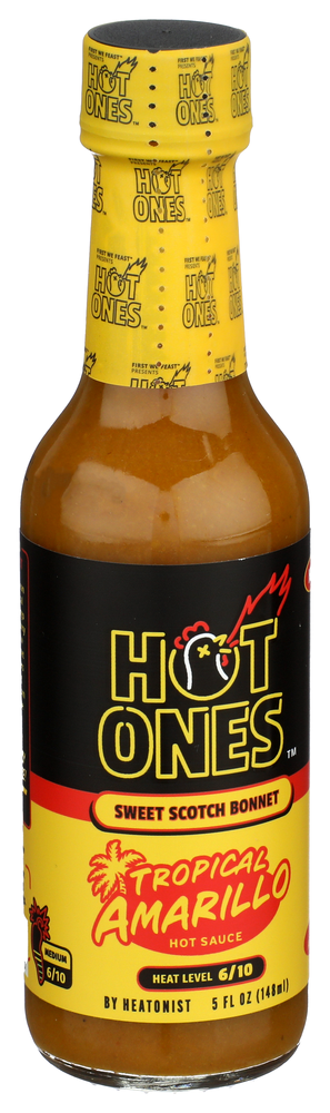 Hot Ones Sauce Hot Trop Amarillo - Left - Front