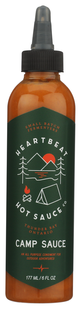 Heartbeat Hot Sauce Sauce Hot Camp Sauce - No Plunge - Front