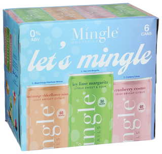 Mingle Mocktails Na Mocktails Party Pack - Left - Front
