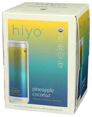 Hiyo Na Mktl Pnpl Coconut 4pk - Right - Front