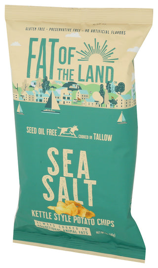 Fat Of The Land Chips Sea Salt Ktl Tlw - Right - Front