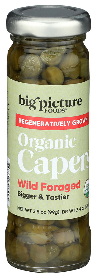 Big Picture Foods Capers Wld Foraged - Left - Front