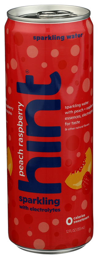 Hint Water Sp Elect Pch Rspbr - Left - Front