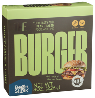 Beanstalk Brands Burger The Plant Based - Left - Front