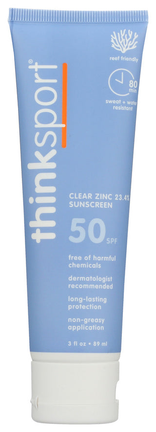 Think Sunscreen Sport Spf50 Clear - No Plunge - Front