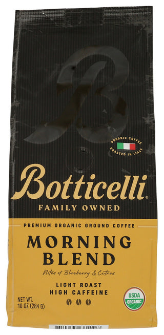 Botticelli Coffee Grnd Morning Blnd - No Plunge - Front
