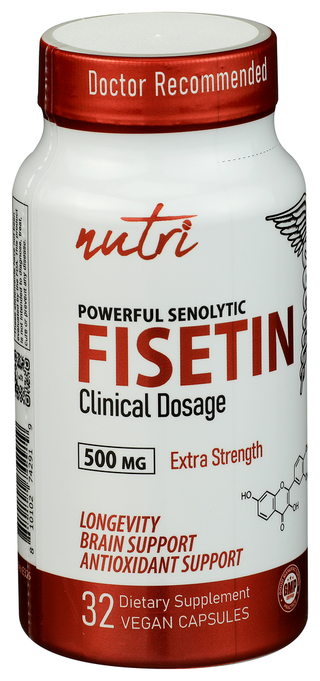 Nutri Fisetin 500mg - Left - Front