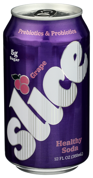 Slice Soda Grape Healthy - Centre - Front