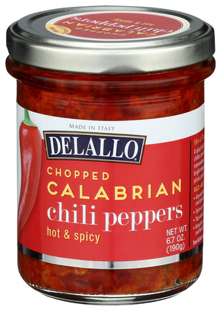 Delallo Peppers Clbrn Chili Chpd - Right - Front