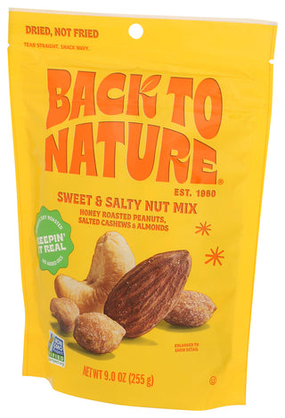 Back To Nature Nut Mix Sweet & Salty - Right - Front