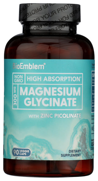 Bioemblem Magnesium Glycinate Zinc - No Plunge - Front