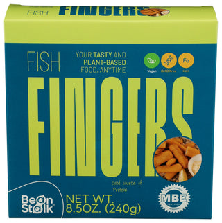 Beanstalk Brands Fish Fingers Plant Based - Centre - Front