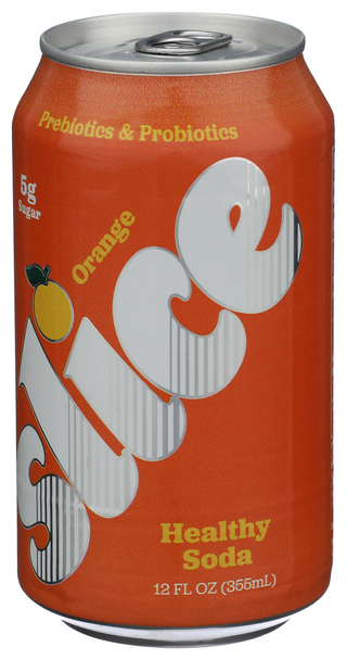 Slice Soda Orange Healthy - Right - Front