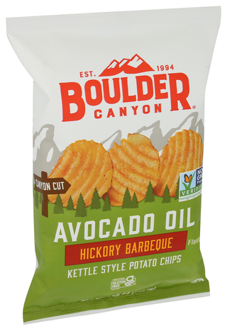 Boulder Canyon Chips Avcd Oil Hckry Bbq - Left - Front