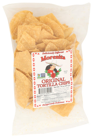 Morenita Chips Tortilla Original - Left - Front
