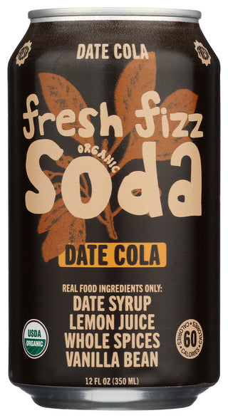 Fresh Fizz Soda Date Cola Org - No Plunge - Front