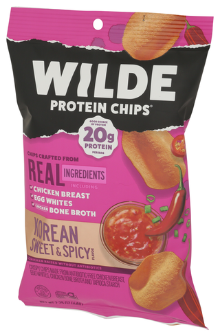 Wilde Snacks Chips Korean Swt & Spcy - Right - Front