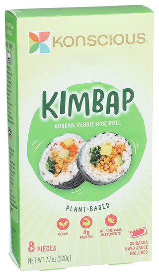 Konscious Roll Vggie Rice Kmbap Pb - Left - Front