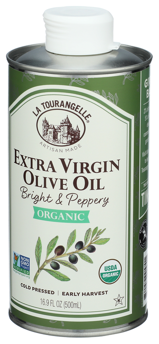 La Tourangelle Oil Oliv Extra Virgin Org - Right - Front