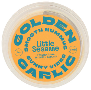 Little Sesame Hummus Golden Garlic - Centre - Front