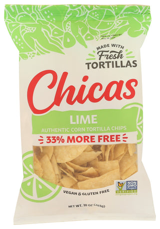Chicas Chips Tortilla Lime - No Plunge - Front