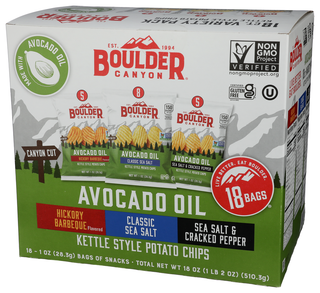 Boulder Canyon Chips Avo Oil Mlti 18pk - Right - Front