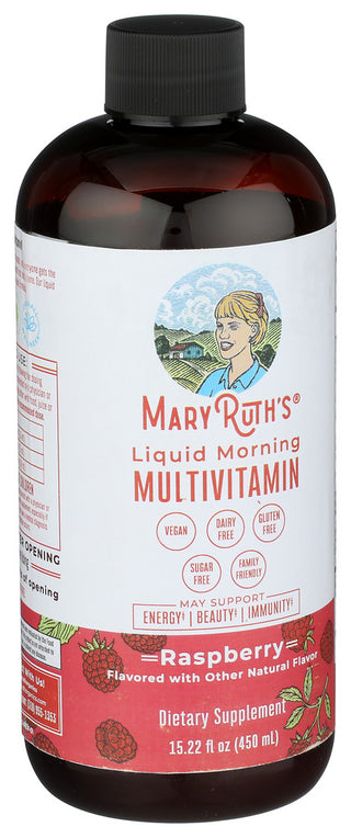 Maryruths Multivitamin Mornng Rasp - Left - Front