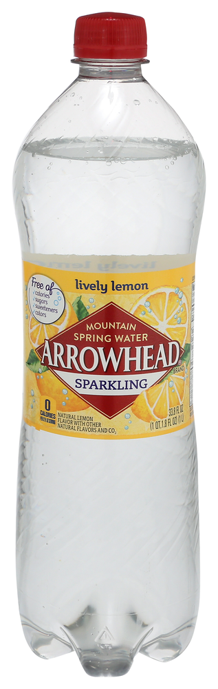 Arrowhead Water Sparklng Water Lemon - Centre - Front