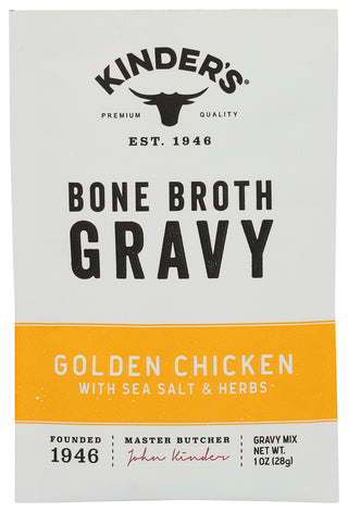 Kinders Gravy Chickn Bne Brth Gldn - No Plunge - Front