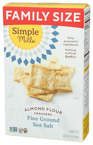 Simple Mills Crackers Almond Flour Ss - Right - Front