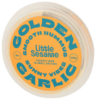 Little Sesame Hummus Golden Garlic - Right - Front