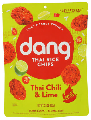 Dang Chips Chili Lime Thai - No Plunge - Front