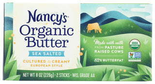 Nancys Butter Sea Salt Organic - No Plunge - Front