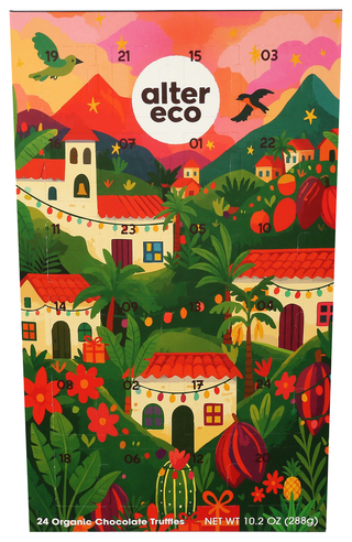 Alter Eco Truffles Choc Advnt Clndr - Centre - Front