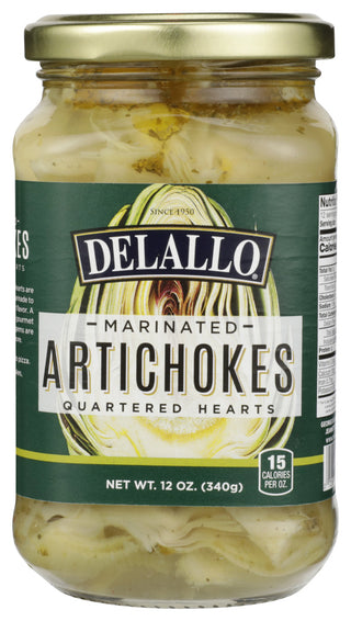 Delallo Artichoke Heart Mrntd - No Plunge - Front