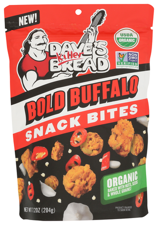 Daves Killer Bread Bites Buffalo Baked - No Plunge - Front
