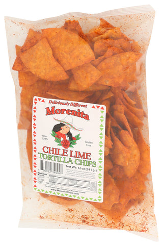 Morenita Chips Tortilla Chl Lime - Right - Front