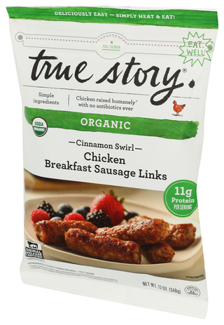 True Story Sausage Chckn Cinna Link - Right - Front