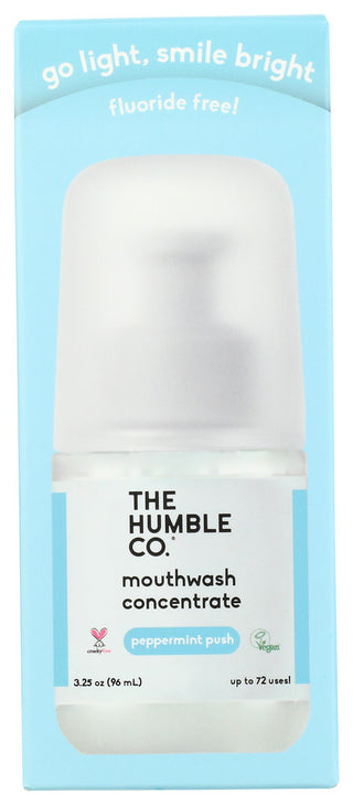 The Humble Co Mouthwash Peppermnt Cnrt - No Plunge - Front