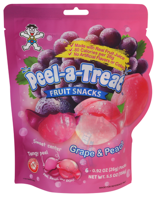 Want-want Treat Peel Jly Grape Pch - Centre - Front