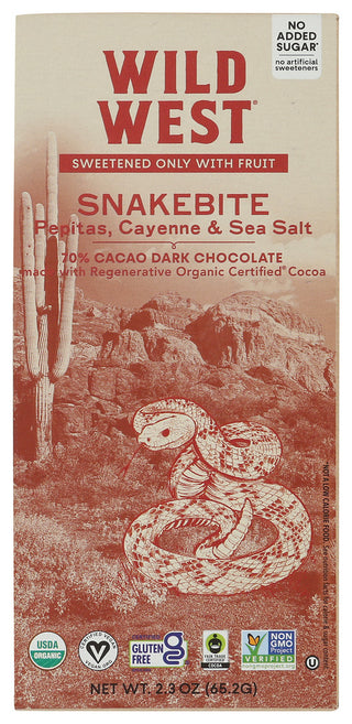 Wild West Choc Bar Snakebite - No Plunge - Front