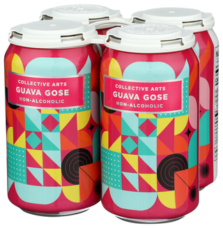 Collective Arts Na Beer Guava Gose 4pk - Right - Front