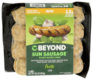 BEYOND SUN SAUSAGE™ PESTO - Centre - Front