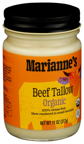 Mariannes Harvest Tallow Beef Org - Left - Front